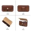 CONTACTS FAMILY натуральная кожа мужская сумка-кошелек для 6,9 дюймового мобильного телефона мужская маленькая поясная сумка поясная сумка для сотового телефона