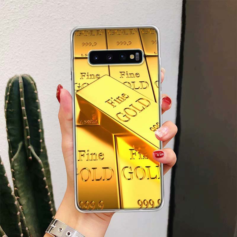 Fine Gold Pattern Printing For Samsung Galaxy Note 20 Ultra 20 10 Pro 9 8 Phone Case S10E S10 Plus S9 S8 + S7 Edge M21 M32 Cove