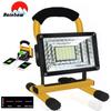 100W 24/48 LED Portable Spotlight Super Bright 100000LM Work Light Outdoor Camping Floodlight Searchlight Rechargable For Garden