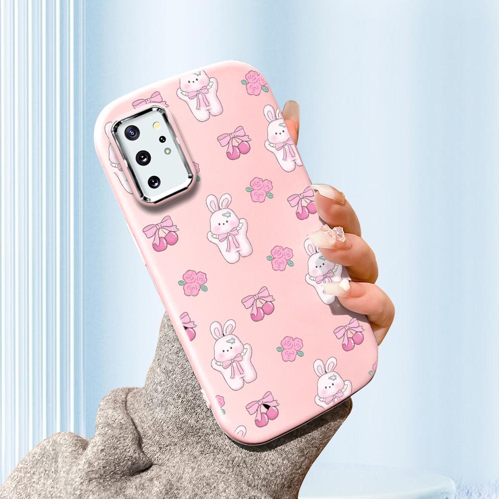 Solid Color Silver Edge Lens Fatty Casing Soft TPU Liquid Silicone Cover Shockproof Phone Case for Xiaomi Redmi Samsung