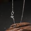 Hollow Flower Heart Pendant Stainless Steel Necklace For Men And Women Fashionable Sweet Romantic Valentine's Day Gift Jewelry