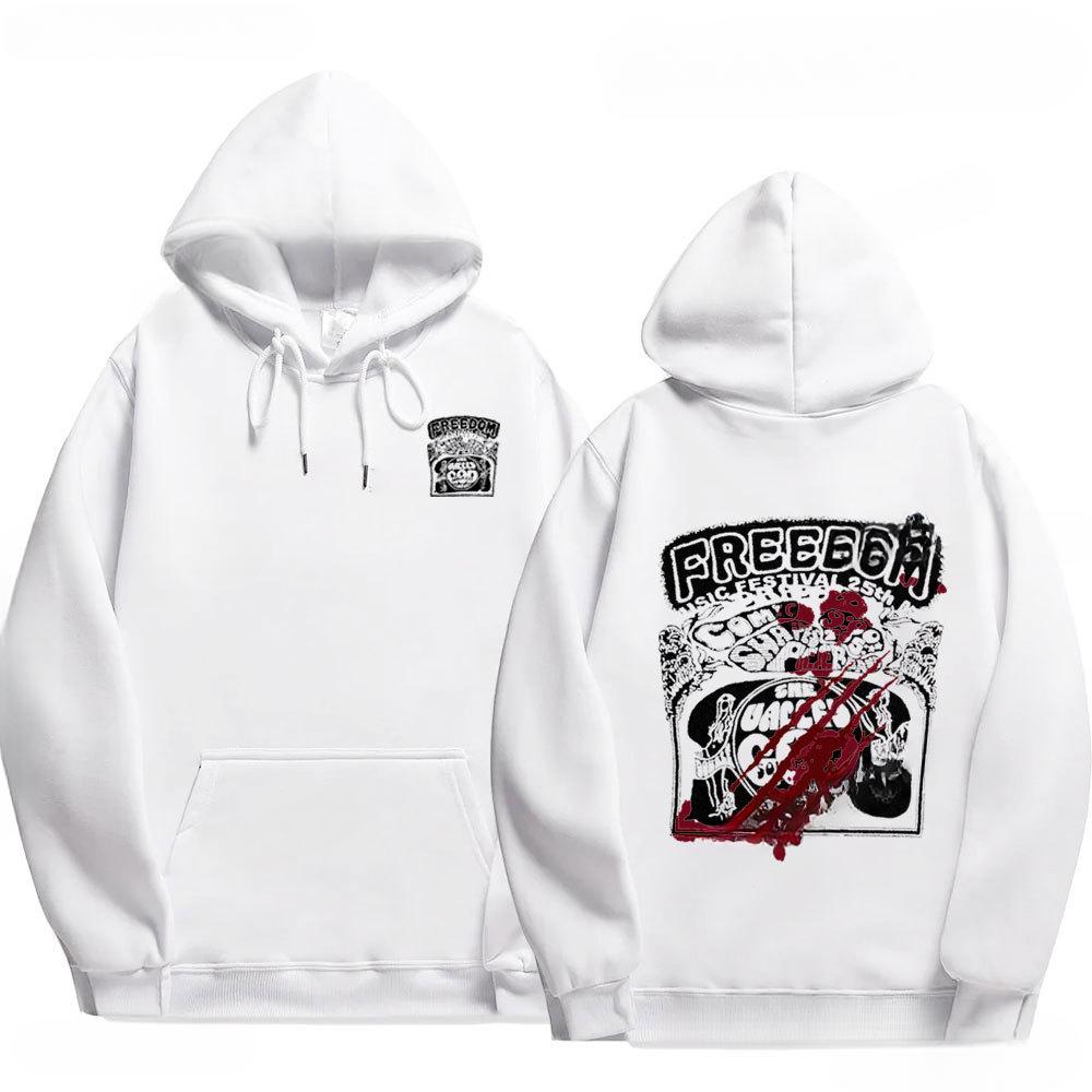 2024 Новый Стиль Крик Страха Худи Двусторонние Мужские Женские Толстовка Унисекс С длинным рукавом Худи Размер XS-3XL