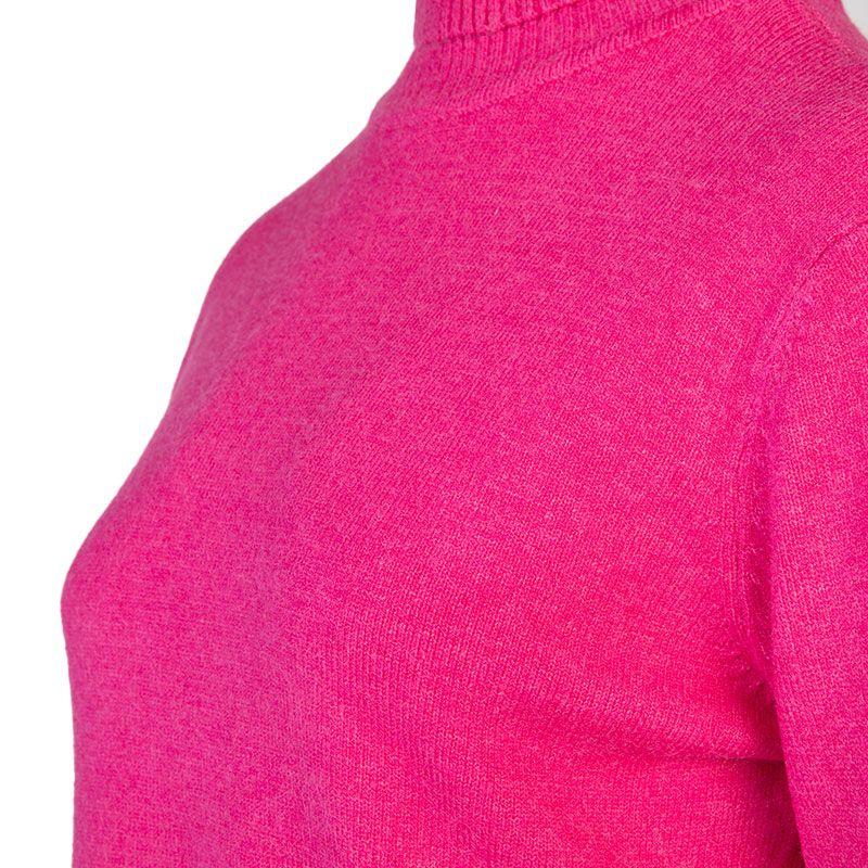 BELLE FEMME Women's Wool and Cashmere Turtleneck Sweater