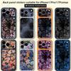 Цветочная наклейка-скин Decal Skin Wrap для iPhone 17 Pro/Pro max Защитная пленка для задней панели, рамки, камеры