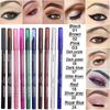 10 Pcs Long Lasting Waterproof Colourful Eyeliner Pencil Pearl Light Eye Shadow Eyeliner Crayon