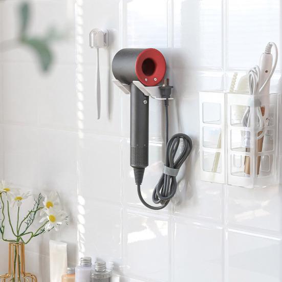 Подставка для фена Настенная Без перфорации Нескользящая Самоклеящаяся Высокая Несущая способность Водонепроницаемая Волосы