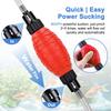 Quick Aquarium Siphon Pump Gravel Cleaner - 256Gph / 80Gph Adjustable Powerful Fish Tank Vacuum Gravel Cleaning Kit