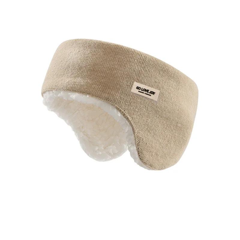 Winter Ear Warmer Earmuffs for Women Outdoor Sports Cycling Warm Fleece Ear Muffs Headband Windproof Ear Cover Elastic Earflap