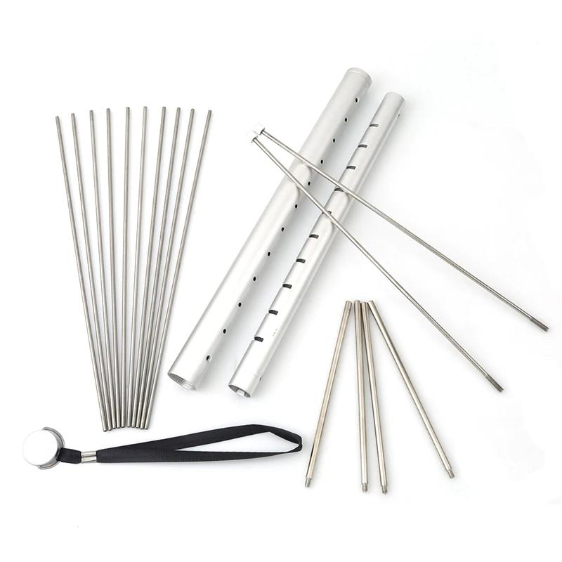 Складной портативный гриль-барбекю из нержавеющей стали, мини-карманный гриль-барбекю, аксессуары для барбекю для домашнего парка