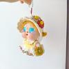 15cm BJD Doll Outfit Set Yellow Dress Hat Bag White Shoes Clothes Only