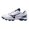 [Mizuno] Baseball Softball Cleats Cushion Revodia 11GP2525 26.0 Cm White/Navy Cushion Wide 26.0 Cm 3E