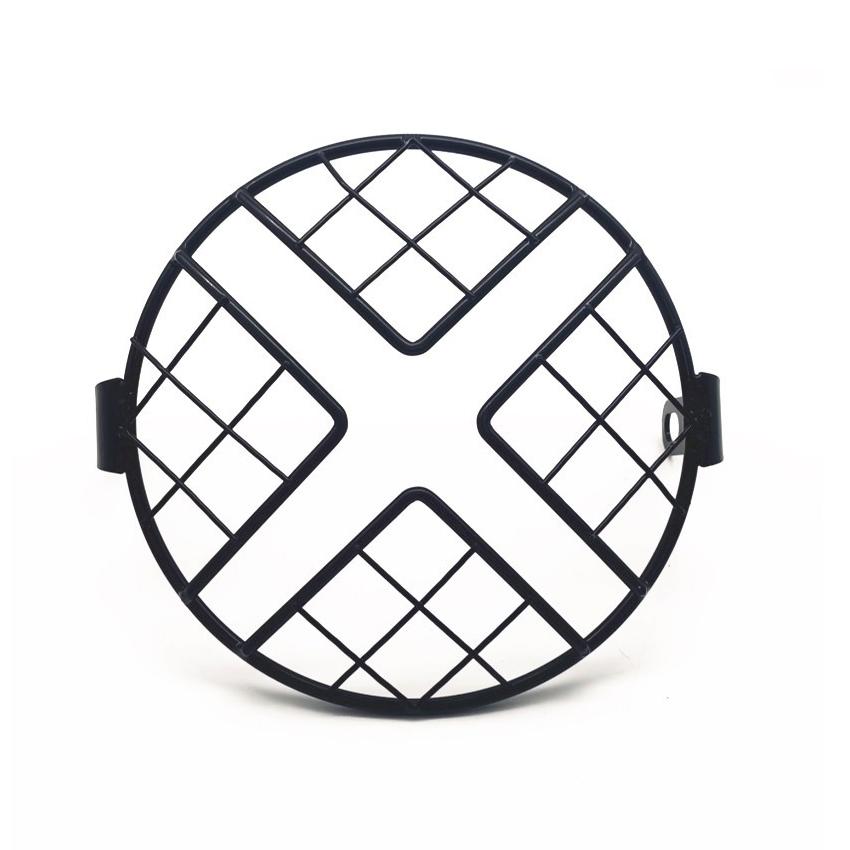 Универсальный мотоциклетный винтажный протектор фары ретро-решетка фары крышка лампы для Harley Ducati Chopper Yamaha Cafe Racer