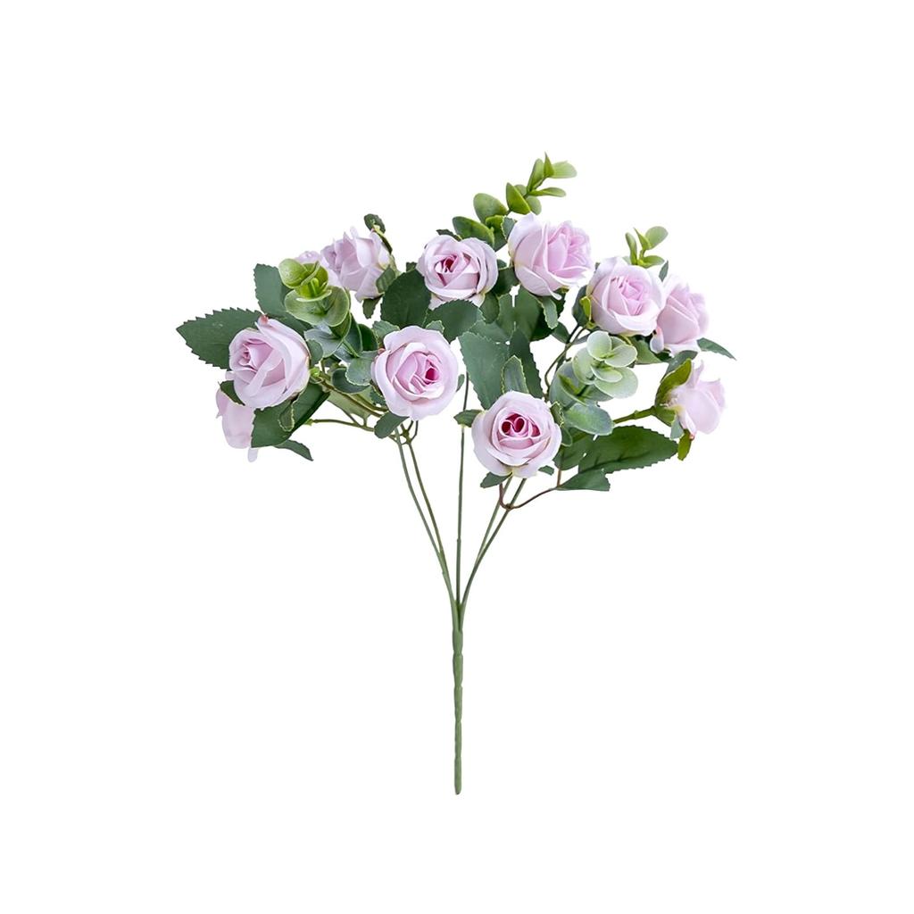 Букет из искусственных роз, украшение для гостиной, цветы, свадебный садовый комплект скатертей, искусственные цветы