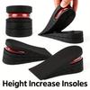 3-слойные невидимые стельки для увеличения роста для мужчин и женщин - Мягкий амортизирующий комфорт с поддержкой свода стопы, ПВХ стельки