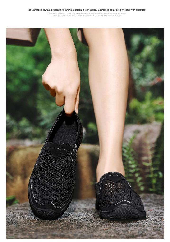 Мужские летние дышащие повседневные кроссовки из сетки Flyknit, большого размера, легкие