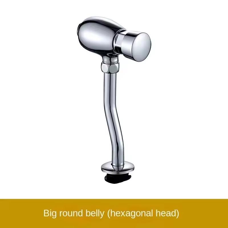 Brass Manual Delay Flush Urinal Flush Valve with Time Flow MUOBO Brand Wall-Mounted Installation Eco-Friendly Design