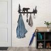 Metal Silhouette Key Hooks - Multi-Purpose for Clothes, Bags and Keys. Stylish Living Room Wall Decoration Decorative Hook