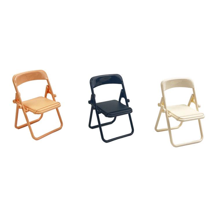 Миниатюрный красочный складной стул кукольное украшение - креативный декор для рабочего стола детская игрушка