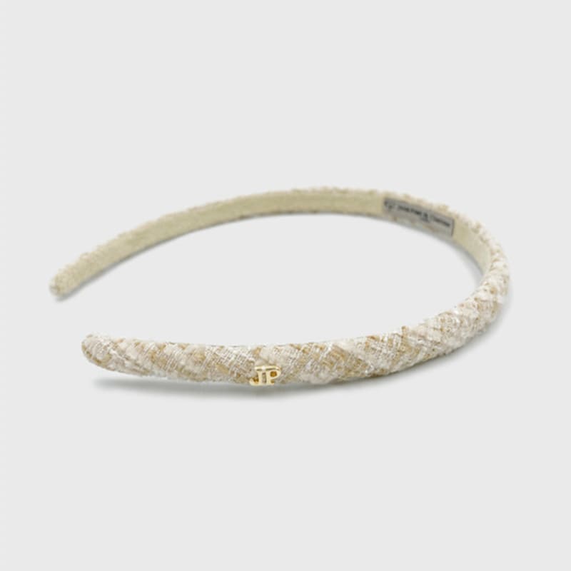 Жан Поль Кларисс Простой Твидовый Узкий Ободок для Волос JP-21-023HB