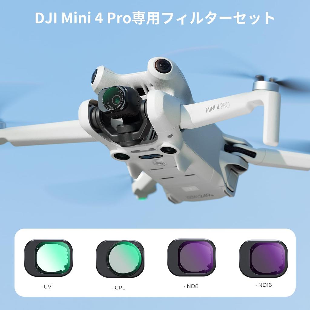 Концепция DJI Mini 4 Pro Фильтр Защита объектива Защита от УФ-излучения AGC Оптическое стекло Высокопропускающий ND-фильтр Защитный фильтр Регулировка ослабления света