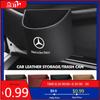 Кожаная автомобильная мусорка на дверь, подвесной мусорный бак для Mercedes-Benz AMG A C E S G-класса W201 W210 W108 W204 W205 W203