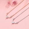 A Deer Has Your Heart-shaped Diamond Necklace, the Same Mori Elk Pendant for Women, and the Collarbone Chain.