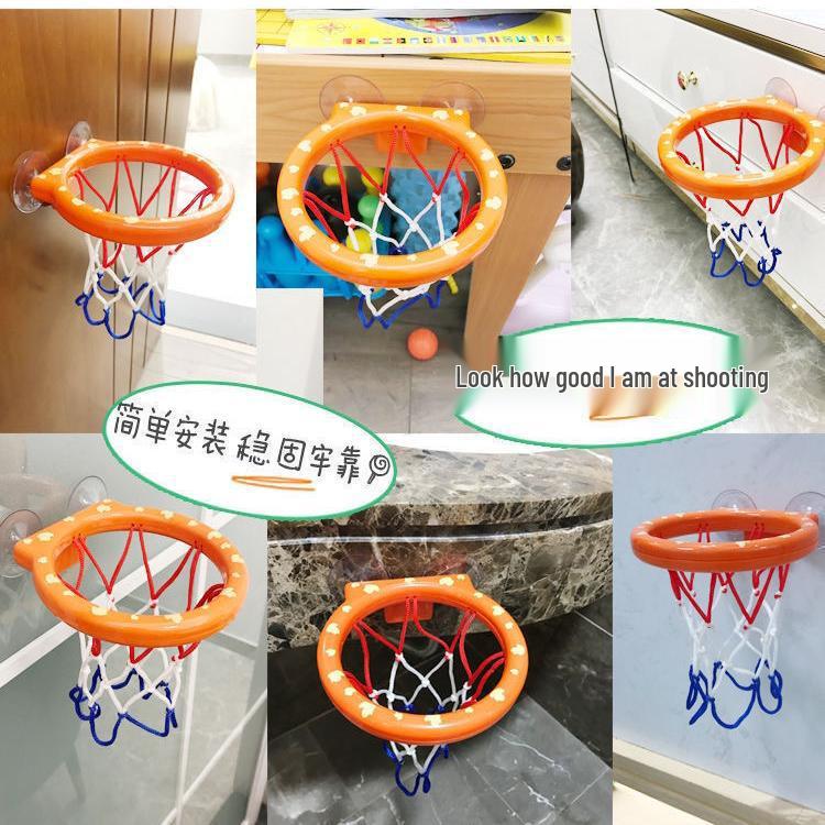 Cartoon Basketball Hoop Bath Toy for Kids