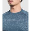 Gymshark TecTonic Бесшовная футболка Cargo Blue Cool Blue A1b1p UC4f