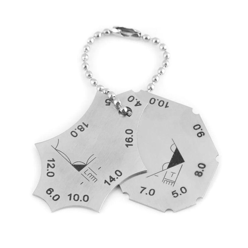 Welding Measuring Ruler Fillet Weld Butt Weld Gauge Weld Gauge Two-piece Gauge Fillet Weld Gauge