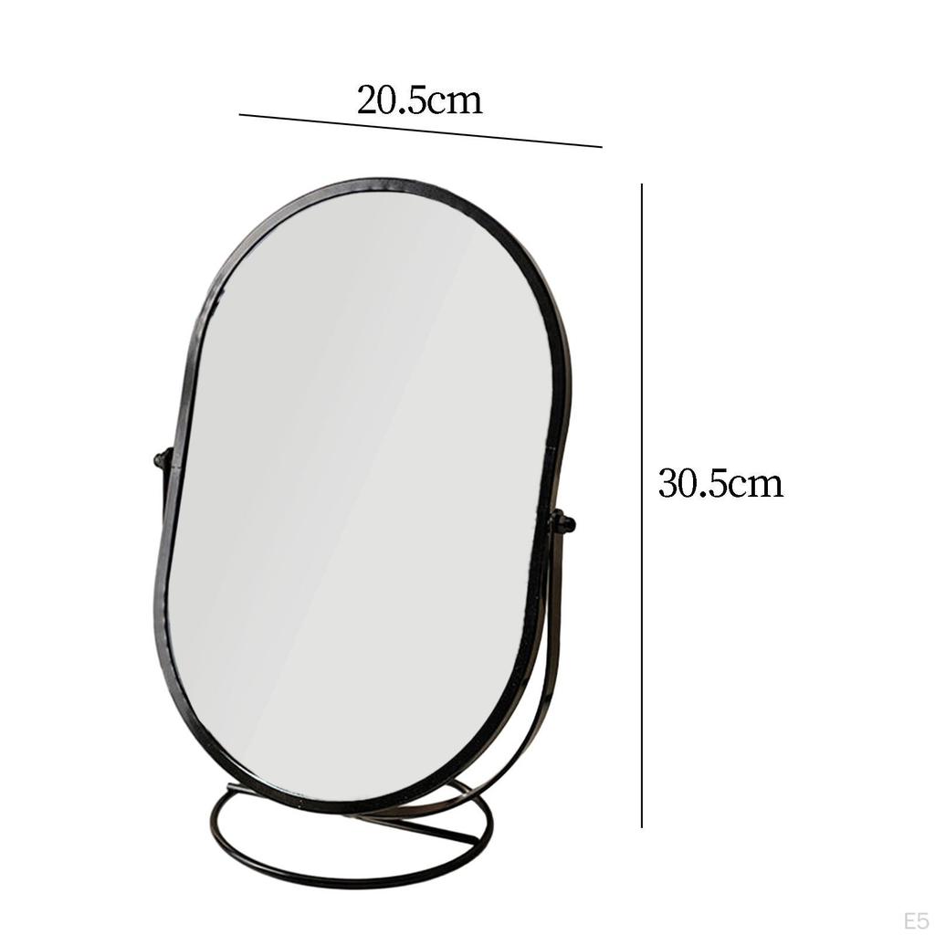 Desktop Stand Mirror Minimalist Standing Makeup for Bedroom