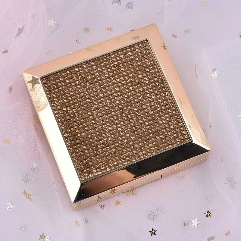 Women Travel Container Holder Storage Soaking Box Case Women New Fashion Contact Lens Box ABS Plastic Square Mirror Lens Case