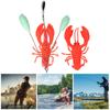 Artificial Simulation Large Lobster Crawfish Lure Bait Deep Sea Trolling Fishing Tacklered