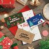 Набор из 10 рождественских скретч-карт DIY Подарочные купоны с дизайном Санта-Клауса и елки Сувениры для вечеринки Игровые принадлежности DIY Подарочный купон