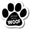 Magnet Me Up You Had Me at Woof Pawprint Magnet Decal, 3-дюймовый сверхпрочный автомобильный магнит для автомобиля, грузовика, внедорожника