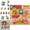 Kid Xmas Gift 6pcs Pooh Bear Winnie Eeyore Piglet Figure Toy Model Cake Topper