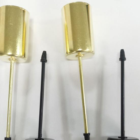 6 шт. подсвечник колышек тяжелый металлический подсвечник шип конус свеча столб