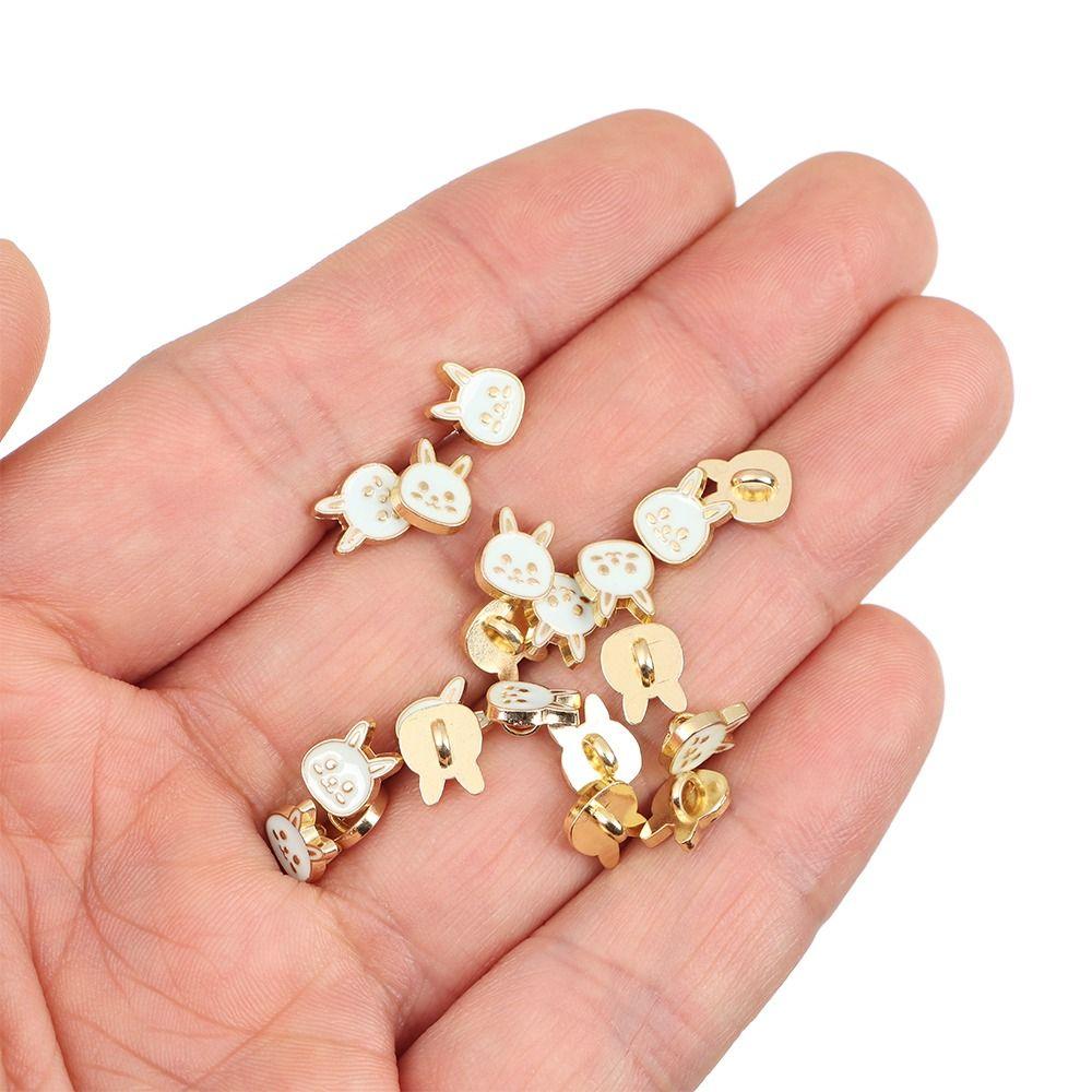 Sewing Accessories Ultra-small Buckle Doll Rabbit Buttons Doll Belt Buckles 1/6 Dolls Clothing