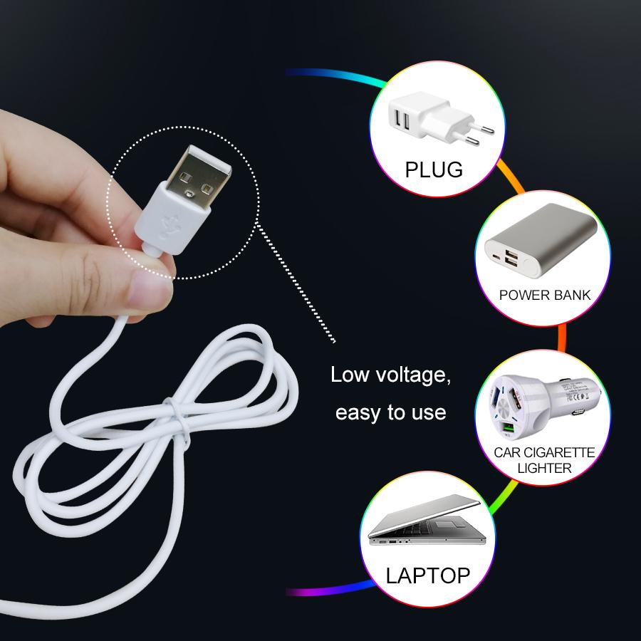 Ручной индукционный настенный светильник с 3 цветовыми температурами, USB, алюминиевый светодиодный барный светильник, индукционный выключатель, светильник для шкафа, кухни