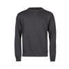 Tee Jays Mens Ribbed Interlock Crew Neck Sweatshirt