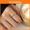 Trendy Open Adjustable Women's Braided Twisted Ring In Geometric Design Perfect For Gifts