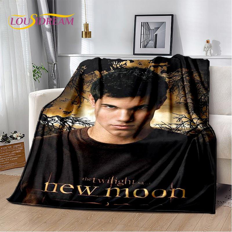 Twilight Saga Series Edward Bella Movie Soft Blanket,Soft Throw Blanket for Home Bedroom Bed Sofa Picnic Travel Cover Child Gift