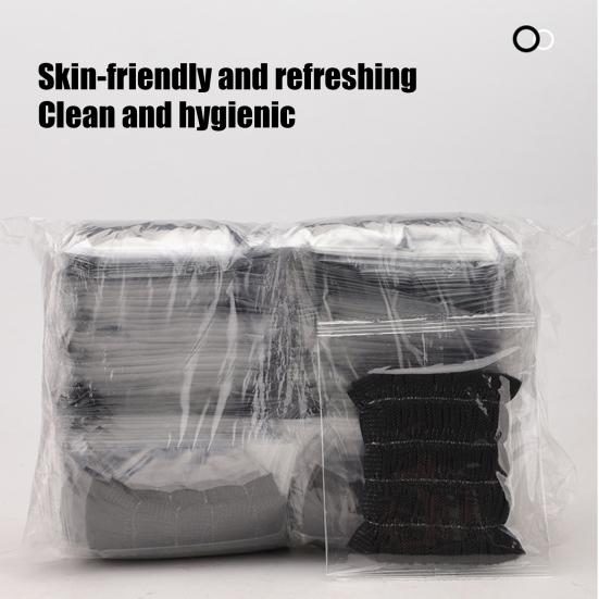 100Pcs Hair Bands Soft Breathable Non-Woven Elastic Fit Disposable Spa Headbands Makeup Beauty Salons Travel Hair Wrap