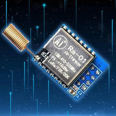 RA-01 SX1278 LORA беспроводной модуль передачи с расширенным спектром 433M последовательный беспроводной модуль с расширенным спектром и пружинной антенной