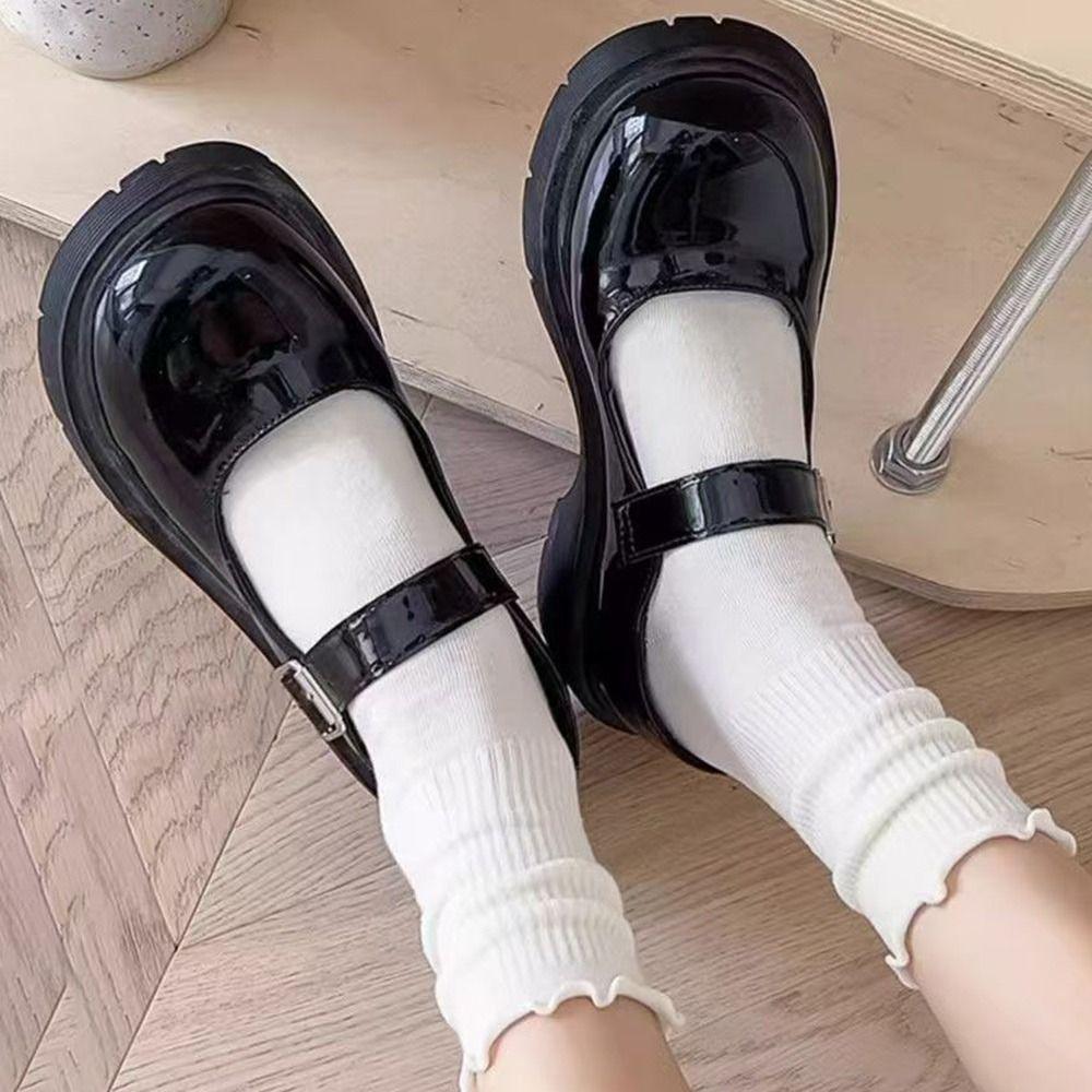 Cotton Women Ruffle Socks Comfortable JK Sock Cute Medium Tube Sock