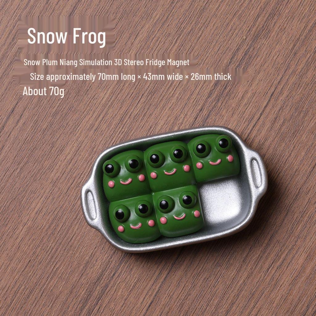 3D Fruit Magnet: Watermelon, Cherry, Strawberry Cat Design