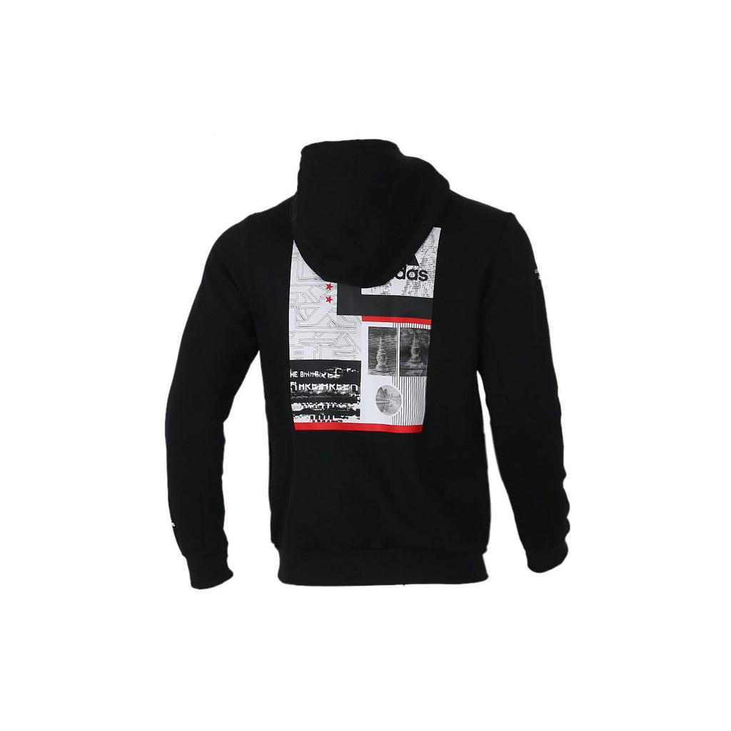 Adidas 70s Sport Style Hoodie Men Tops Black FS8966