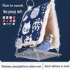 Parrot Warm Tiger Skin Hammock: Thickened Velvet Cotton Nest & Bird Toy for Winter