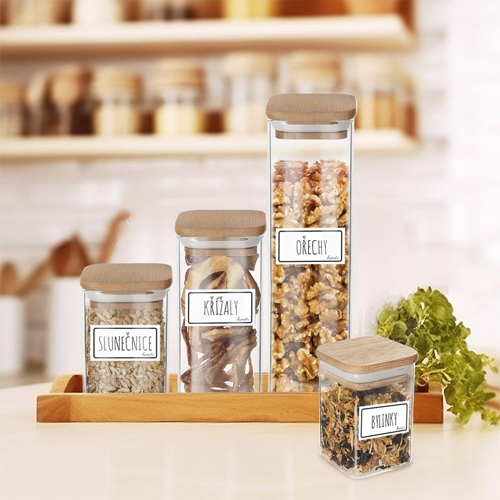 Self-adhesive labels for WHITELINE jars 28 pcs.
