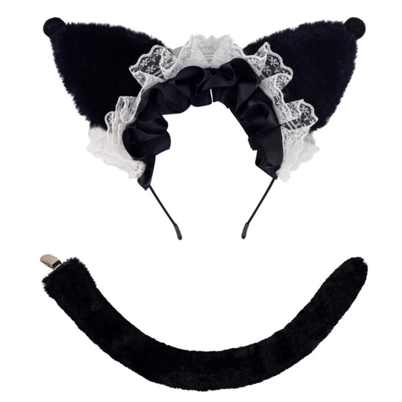 Cartoon Cats Plush Headband Soft And Comfortable Hair Accessories For Children Teens And Cartoon Loving Adults