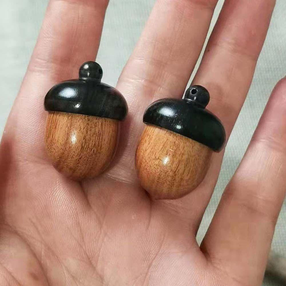 Portable Outdoor Sandalwood Medicine Tablet Container Granule Storage Box Wooden Pill Box Capsules Organizer Travel Pill Case